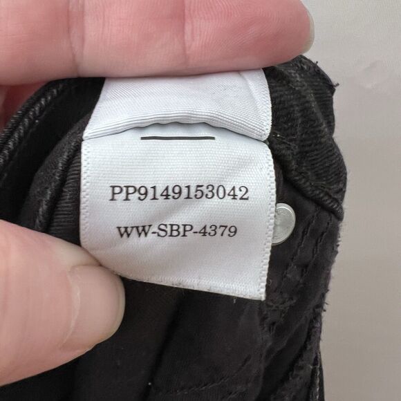 Everlane The Curvy High Rise Skinny Jeans Size 27 Crop Black Denim Stretch - Picture 7 of 7